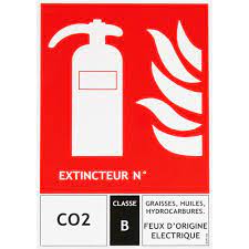 PICTOGRAMME EXTINCTEUR CO2
